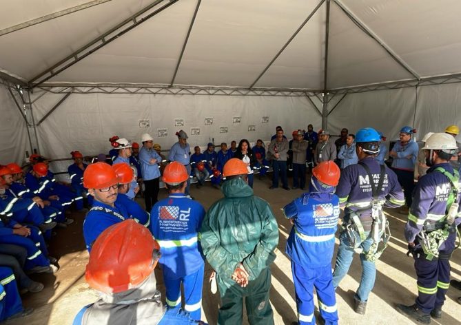 Ação de Segurança em indústria química, área Sulfúrico
