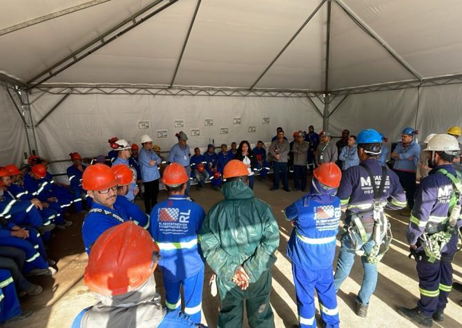 Ação de Segurança em indústria química, área Sulfúrico